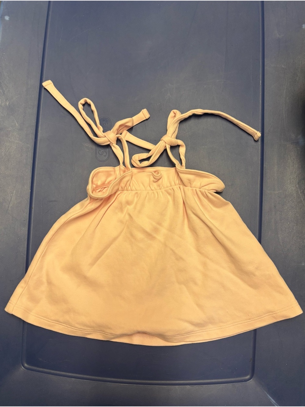 The Beaufort Bonnet Company Peach Tank Top with Tie Straps